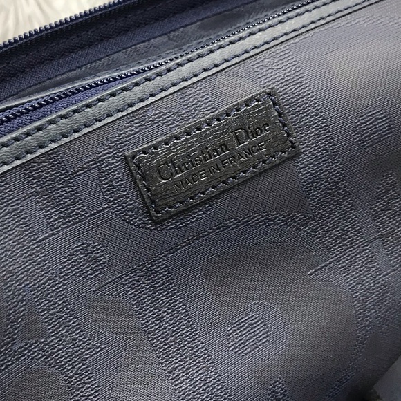 CHRISTIAN DIOR DUFFLE BAG VINTAGE NAVY FINAL SALE - Picture 6 of 8